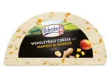 Sūris su mangais ir imbierais WENSLEYDALE, 35 % rieb. s. m., 1 kg