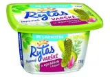 Tepamoji varškė be laktozės RYTAS 15% rieb. su agurkais ir krapais, 130g
