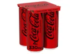 Refreshing drink COCA-COLA Zero 4x330 ml