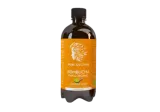 Ekologiška žaliųjų citrinų skonio žaliosios.arbatos gėrimas KOMBUCHA su imbierais, 400 ml