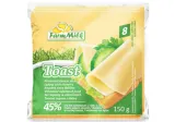 Lydytas sūris riekelėmis TOAST, 45 % rieb. s. m., 150 g
