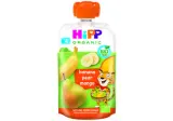Ekologiška bananų, kriaušių, mangų tyrelė HIPP nuo 4 mėn., 100 g