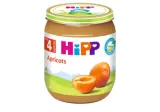 Ekologiška abrikosų tyrelė HIPP, nuo 4 mėn., 125 g