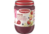 Braškių, kriaušių, bananų ir mėlynių tyrelė SEMPER, nuo 5 mėn., 190 g