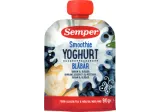 Jogurto, bananų ir mėlynių tyrė SEMPER, nuo 6 mėn. 90 g