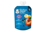 Obuolių, mėlynių, bananų tyrelė GERBER, nuo 6 mėn., 80 g