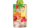 Obuolių, bananų, aviečių tyrelė su manų koše nuo 6 mėn, KUBUŠ baby, 100 g