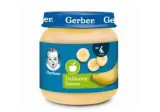 Banana puree GERBER (from 4 months), 125 g