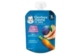 Tyrelė GERBER su obuoliais, slyvomis, morkomis (nuo 6 mėn.), 80 g