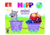 Ekologiškas desertas su mėlynėm, granatais ir obuoliais HiPP, 400 g
