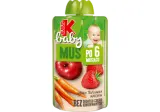 Apple, strawberry and carrot puree KUBUŠ BABY from 6 months, 100 g