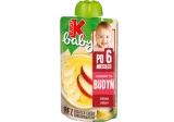 Bananų, obuolių desertas su vitaminu C, KUBUŠ baby, 100g