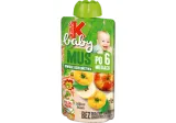 Obuolių ir svarainių tyrelė su vitaminu C, Kubuš baby, 120g