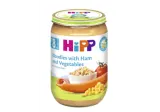 Ekologiški makaronai HIPP su kumpiu ir daržovėmis, nuo 8 mėn., 220 g