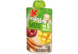 Obuolių, morkų, mangų tyrelė su vitaminu C KUBUŠ baby, Nuo 6 mėn, 100g