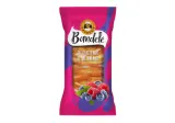 Bun with raspberry and blueberry filling, 100 g