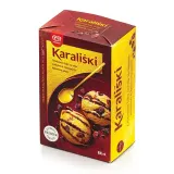 Мороженое со вкусом яйца KARALIŠKI с изюмом, замоченным в руме, и какао начинкой, 800 мл