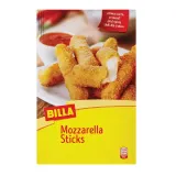 Šaldytos mocarelos sūrio lazdelės džiūvesėliuose BILLA, 250 g