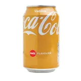 Vanilla flavored carbonated soft drink COCA-COLA VANILA, 300 ml