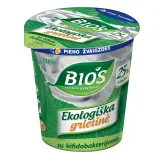 Organic sour cream with bifidobacteria BIOS, 25% fat, 350 g