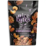 Sūrios karamelės skonio skrudintų ir neskrudintų riešutų mišinys NICE BITES, 150 g