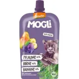 Slyvų, kriaušių, bananų tyrelė, biodinaminė MOGLI, 100 g