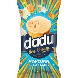 Мороженое со вкусом карамелизированного попкорна DADU в вафельном стаканчике, 70 мл