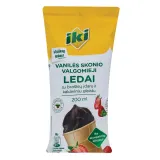 Braškių skonio valgomieji ledai su kakaviniu glaistu IKI, 200 ml