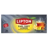 Ароматизированный черный чай с лимонами LIPTON EARL GREY LEMON, 25 шт.