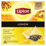 Чёрный чай с лимонным ароматом LIPTON, 25 шт.
