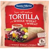 Tortilijos su visų grūdo dalių miltais SANTA MARIA, 320 g