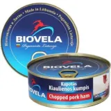 Kapotas kiaulienos kumpis BIOVELA, 240 g