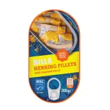 Herring fillet with mustard cream BILLA, 200 g