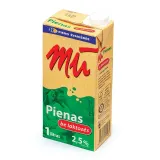 UAT pienas be laktozės MŪ, 2,5% rieb., 1 l