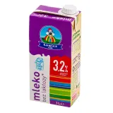 UAT pienas be laktozės LOWICZ, 3,2% rieb., 1 l