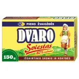 Saldžios grietinėlės DVARO sviestas, 82 % rieb., 150 g