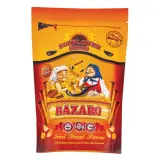 Juodos saulėgrąžos keptos duonos su česnaku ir sūrio skonio prieskoniais BAZARO, 150 g