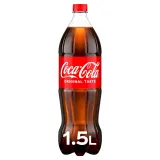 Carbonated drink COCA COLA, 1.5 l