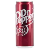 Газированный напиток с фруктовым ароматом DR.PEPPER, 330 мл