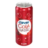 Cola skonio gazuotas gėrimas CLEVER, 330 ml