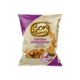 Bread chips with sour cream and onions BON CHANCE, 120 g