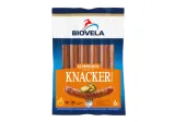 Горячекопчёные варёные сосиски, BIOVELA KNACKER, I сорт, 270 г
