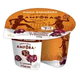 Greek yogurt AMFORA with black cherries, 3.1% fat, 150 g