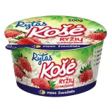 Ryžių košė su braškėmis RYTAS, 6% rieb., 200 g