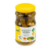 Marinuoti agurkai su medumi saldžiarūgščiai IKI, 3-6 cm, 340 g