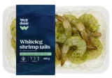 Atšildytos nevirtos krevečių uodegėlės WELL DONE, sviesto, žolelių skonio, 300 g