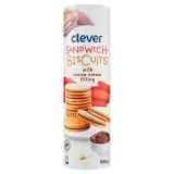 Песочное печенье с какао начинкой CLEVER, 500 г