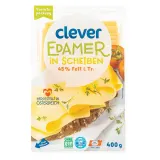 Sūris Edamas riekutėmis CLEVER, 45% rieb., 400 g