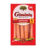 Вареные сосиски GIMINIŲ, а. р., 860 г