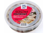 Silkių filė gabaliukai su džiovintais pomidorais aliejuje, 200 g